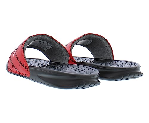 Champion Super Slide Repeat Script Cb Mens Shoes Size 13, Color: Red/Black2