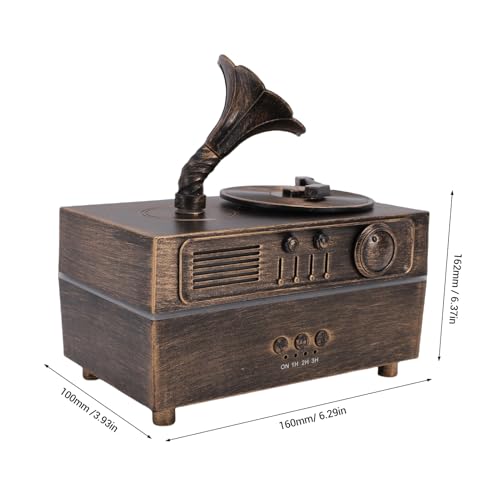 Diffuseur de brume rétro style gramophone pour relaxation et spa - 7