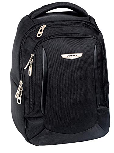 Perona 52515 Business Mochila Escolar  42 cm  Negro