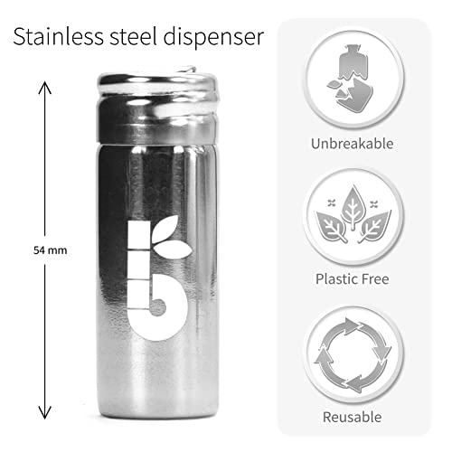 Bambaw Zahnseide Echte Seide und Zahnseide Spender | Zahnseide Gewachst | Plastikfreie Zahnseide | Floss Zahnseide | Zahnseide Bio | Bio-Zahnseide Gewachst | Zahnseide Ohne Plastik | 1x50 Meter Lang – Bild 3