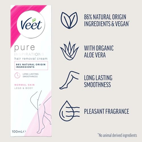 Veet Hair Removal Cream Normal Skin Lotus Milk & Jasmine Fragrance, 100 ml (Pack of 1),other - Image 3