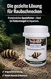 Aqua-Tropica Raubschnecken-VITAL – Spezialfutter für Raubschnecken (Anentome Helena) – proteinreiches Schneckenfutter für Aquarium, artgerechte Ernährung (35 g)