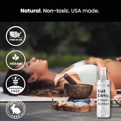 Image of Yoga Mat Cleaner Spray - Spa-Like Scent | Eco-Friendly Formula | Neutralizes Sweat & Odor | Helps Protect Your Mat | 8 oz | Plant-Based, Made in USA | Body By Yoga