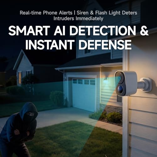 Security Camera Outdoor 2-Way Audio