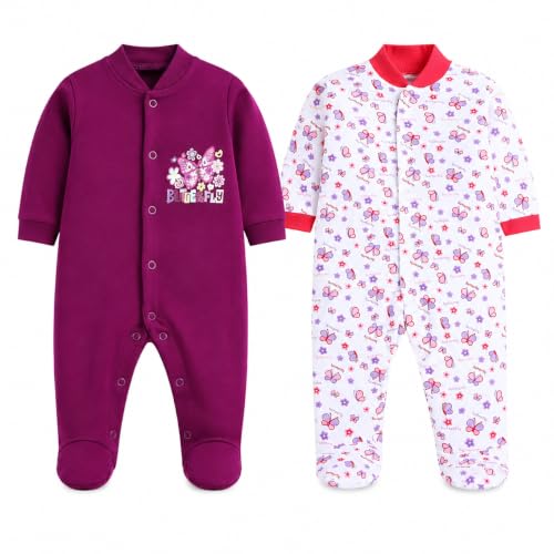 Image of EIO 100% Cotton Rompers Sleepsuits Jumpsuit Night Suits for Infants Newborn Baby Boys & Girls