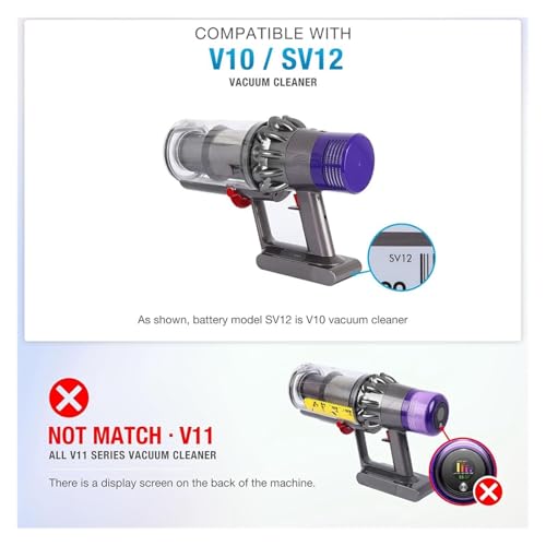 Main Body Assembly Housing Replacement, Compatible for Dyson V10 SV12, Vacuum Cleaner Main Body Service Assembly Casing