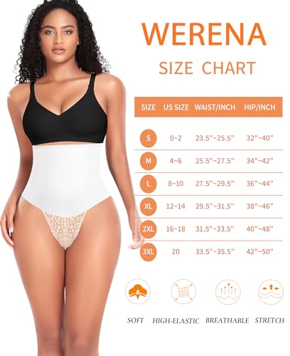Image of Womens Thong Shapewear Mid to High Waisted Shaper Thong WN0017