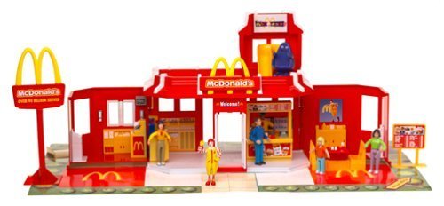 mcdonald's restaurant toy set