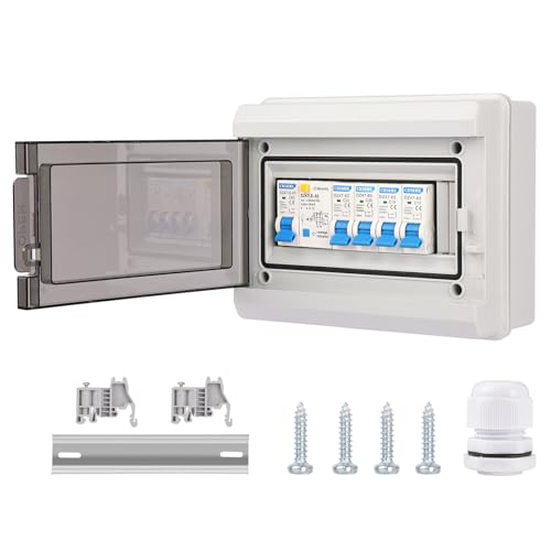 Waterproof Distribution Box Surface Mounted Junction Box Outdoor Home Office Shopping Mall Power Circuit Breaker Surface Mounted Fuse Box