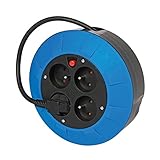 Silverline 718538 - Alargador elctrico tipo E (Francia) (4 tomas, 5 m)