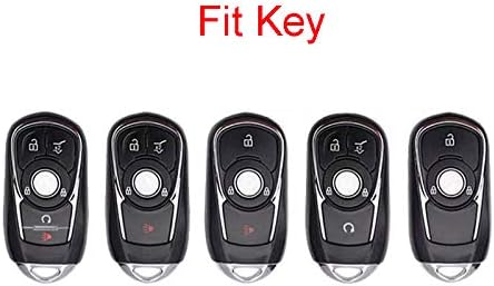 Miniatura 2 de ROYALFOX (TM TPU Smart Remote Key Fob Funda para Buick Verano Lacross Encore Envision Enclave