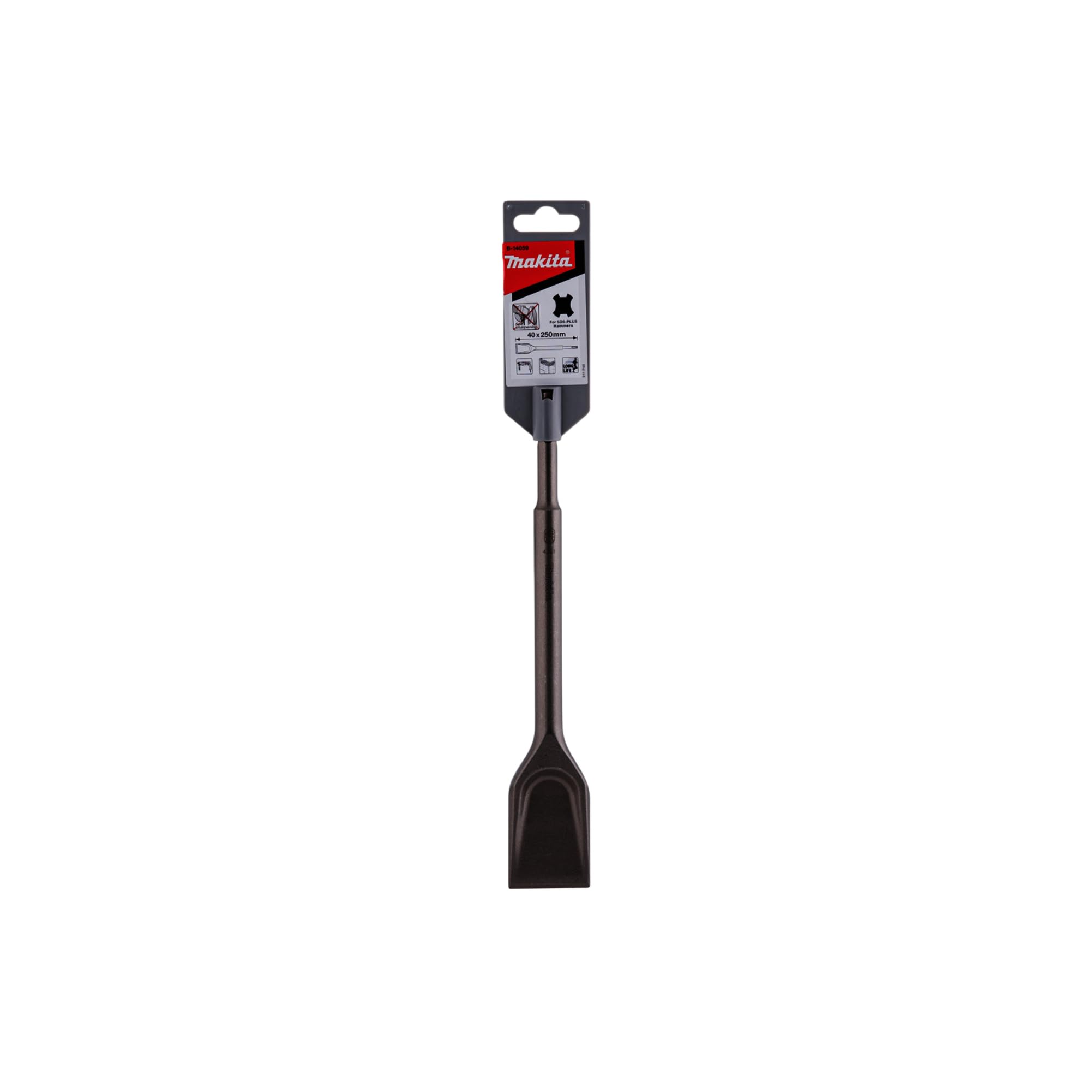 Makita SDS-Max Ciseau à bois 40 x 40 x 250 mm SDS +, 14059
