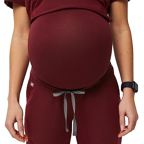 FIGS Zamora Jogger Maternity Scrub Pants for Women — Slim Fit, 5 Pockets, 4-Way Stretch, Anti-Wrinkle