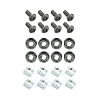 Mounting Kit for Two devices 19 inch Square with Nuts M6 Item Package Quantity: 1 Good Quality Model Number: 5925M8AH