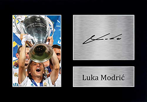 HWC Trading Luka Modric A4 Sin Marco Regalo De Visualización De Fotos...