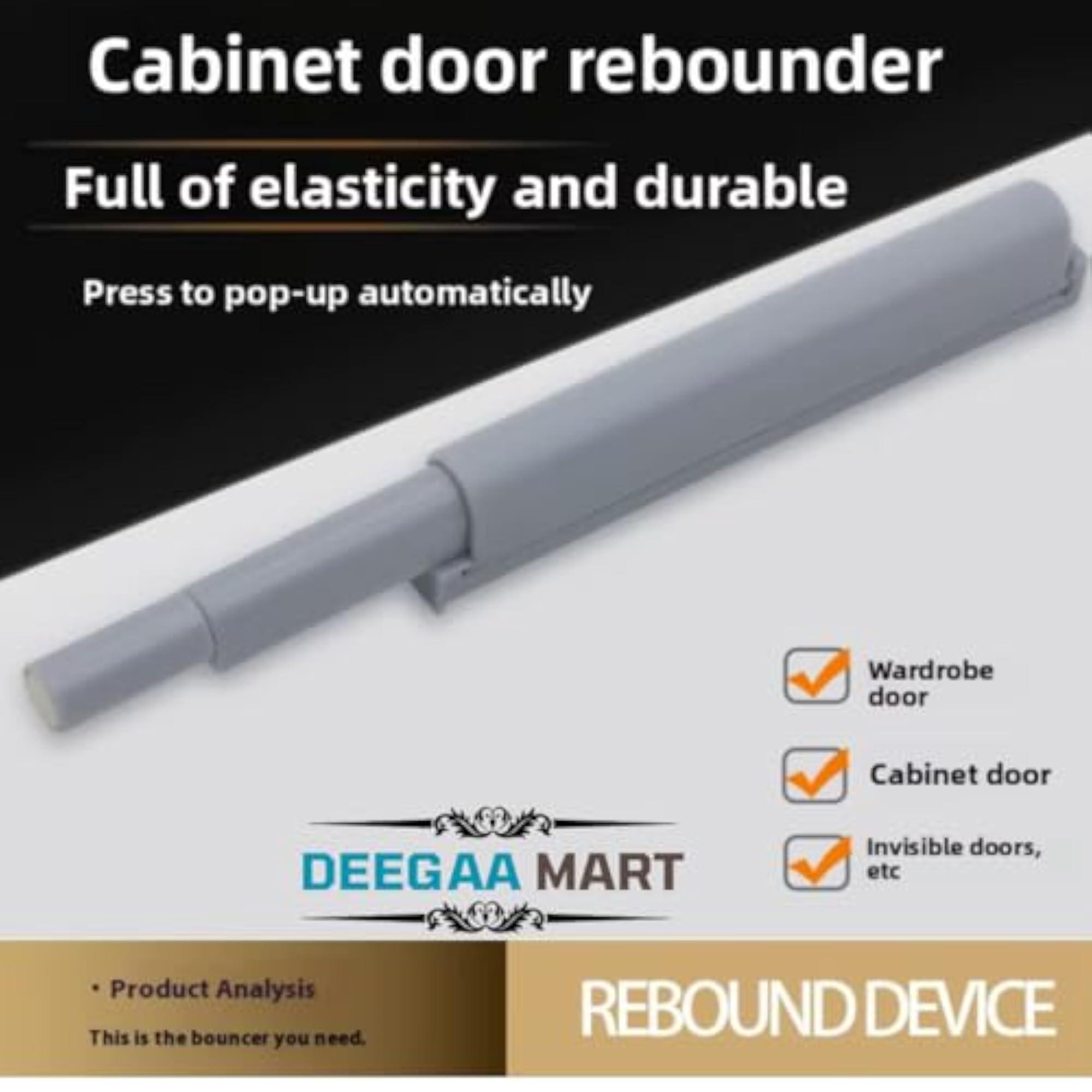DEEGAAMART Push to Open Door Latch