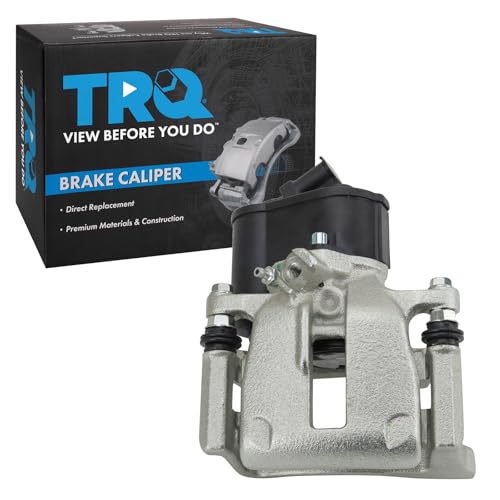 TRQ Rear Right Brake Caliper w/Bracket Passenger Side Compatible with 2015 Audi Q3 Q3 Quattro 2009-2017 Volkswagen CC 2009-2010 Passat Tiguan 2018 Tiguan Limited