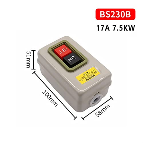 Interrupteur triphasé ONECM BS230B 7.5kW pour contrôle moteur