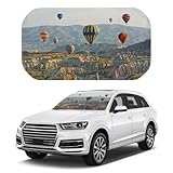 2025 Car Windshield Sun Shade, The Albuquerque International Balloon Fiesta Foldable Car Windshield Sun Shade Cover with UV Block Block Front Window for Pickups Trucks, Albuquerque Travel Souvenir