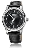 Oris Classic Datum schwarz Zifferblatt schwarz Leder Mens Watch 01 733 7594 4034–07 5 20 11
