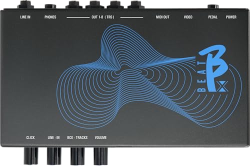 M-LIVE B.Beat X 64 Gb: Remote-Controlled Backing Track Player & Audio Interface for Live Performance with Multitrack Playback, MIDI & Video Sync