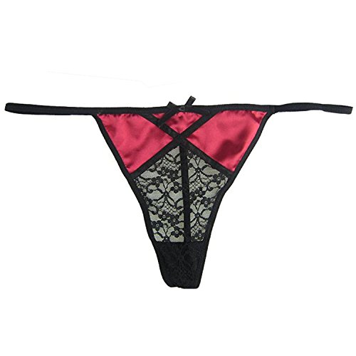 Mierside Sexy Lace G-String Thong Panty Underwear Pack Of 4 (Xl,4 Color) #TOP1