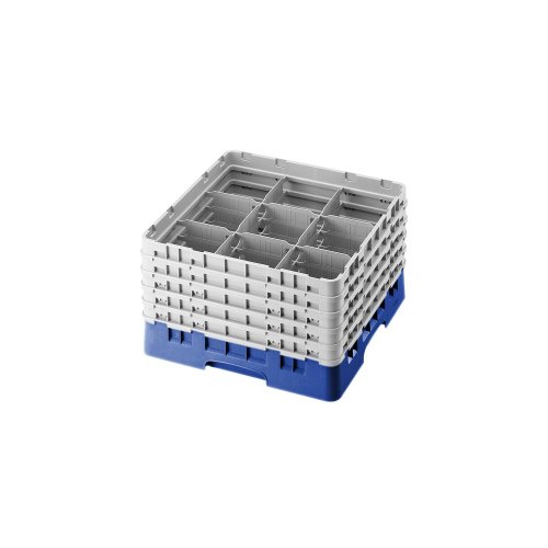 Camrack Glass Rack, W/5 Extenders, Full Size, 9 Compartments, 5-7/8'' Max. Dia., 10-1/8'' Max. (2 Pieces/Unit)