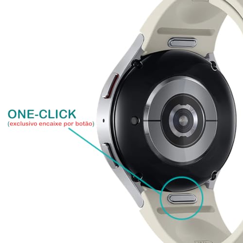 Pulseira Click Moderna LTIMPORTS, compativel com Galaxy Watch 6 - Galaxy Watch 6 Classic - Galaxy Wa