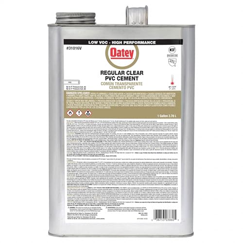 Oatey Clear Cement for PVC 1 gal