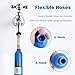 Hourleey 2 Pack RV Inline Water Filter with 2 Flexible Hose Protector, Reduce Bad Taste, Odors, Rust, Fluoride, Chlorine and Sediment in Drinking Water, Dedicated for RVs Campers Marines