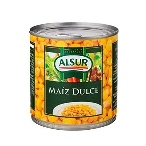 Maíz Dulce En Grano Al Vacío Alsur Lata 340 G