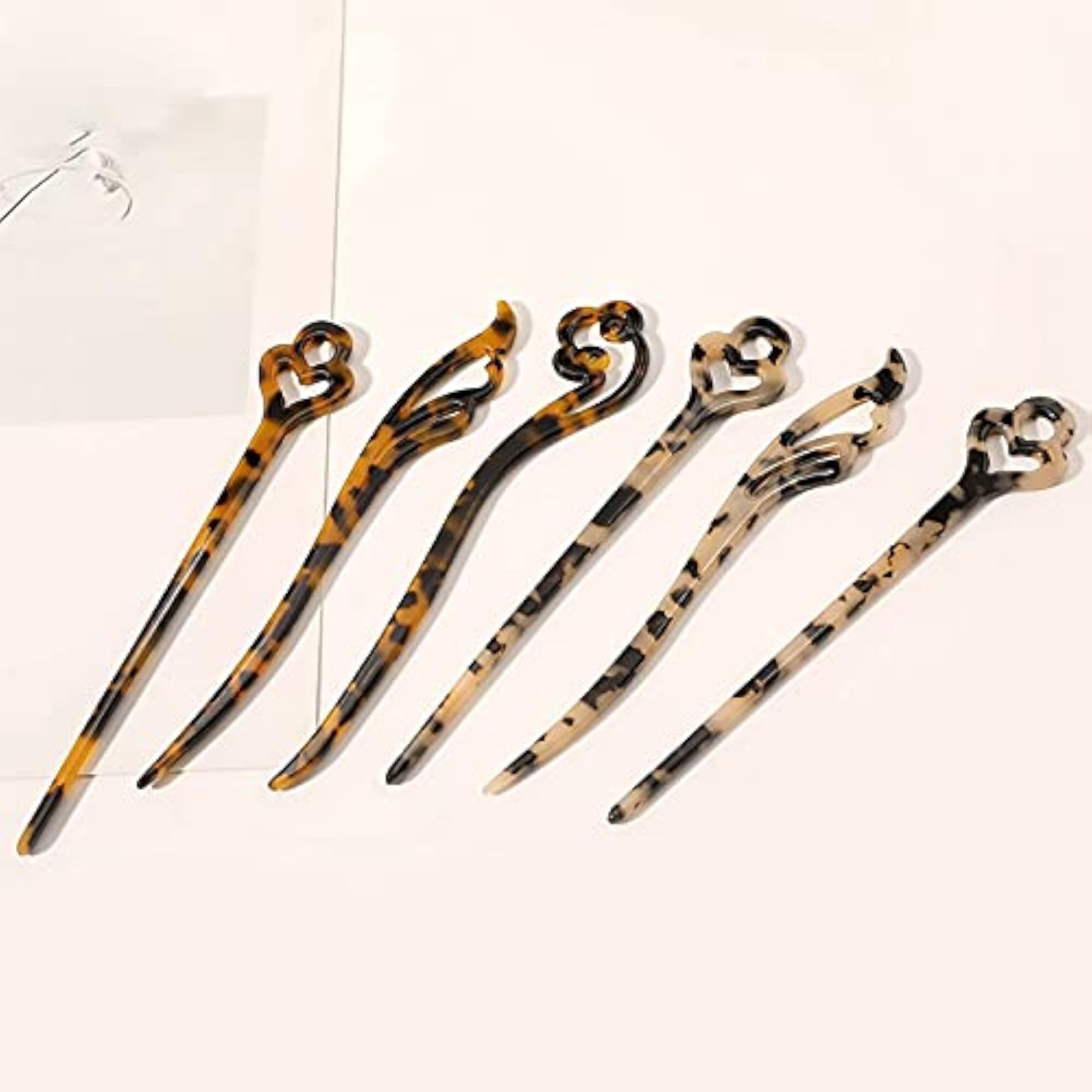 6pcs Japanese Style Decorative Hair Stick Set