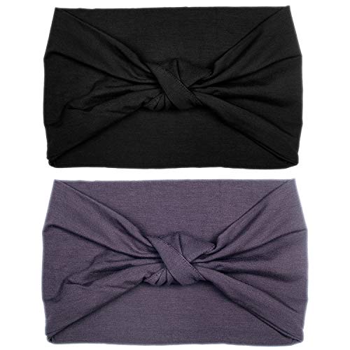 Blom-Original-Womens-Headband-Box-of-2-Womens-Hair-Bandana-Ideal-for-Sports-Travel-Style-Yoga-Womens-Hair-Accessories-Multi-Styles-Womens-Hair-Scarf