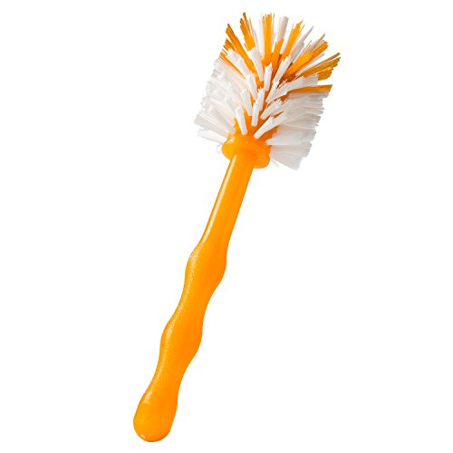 Wundermix Thermomix - Cepillo de limpieza para fregar (cerdas suaves de nailon), color naranja