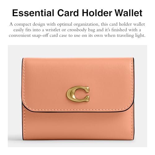 Coach Women's Essential Card Holder Wallet, B4/Peach2