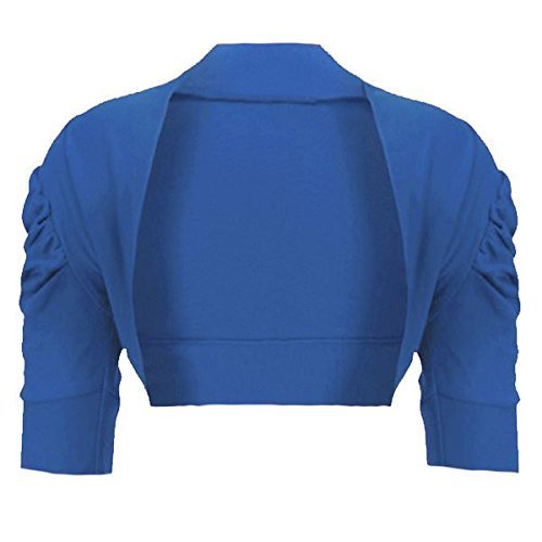 0712 Blue 3-4 Y Girls Bolero