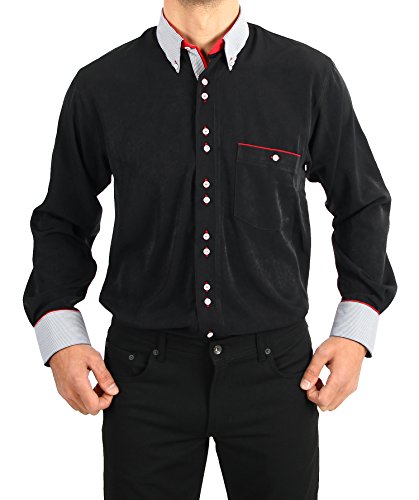 Chemise noire vintage années 50 ajustée : le style rétro sans sacrifier le confort