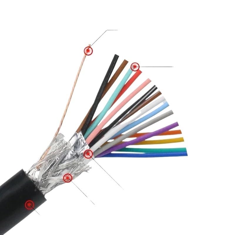 Câble d'extension DB15 en cuivre pur mâle vers femelle 15 broches parallèle 2 rangées 1 m, 5 m, 10 m, 30 m (femelle vers femelle, 2 m)