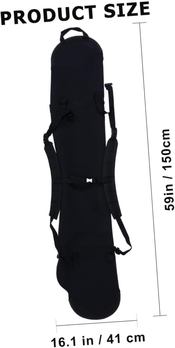 Snowboard Protection Cover and Ski Gear Bag Lightweight Sturdy Snowboard Storage Case with Shoulder Strap for Convenient Winter Sports Transport