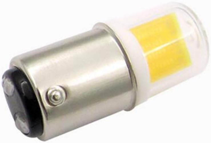 8-Pack Ba15d 1142 1076 1176 High Bright RV Car ...COB LED Bulb AC/DC 110-130V 3W=30W (Warm White)