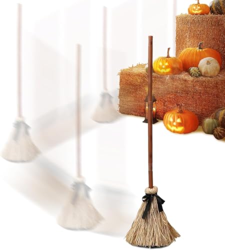 Halloween Dancing Magics Broom Animated Witch Broom with Spooky Sounds