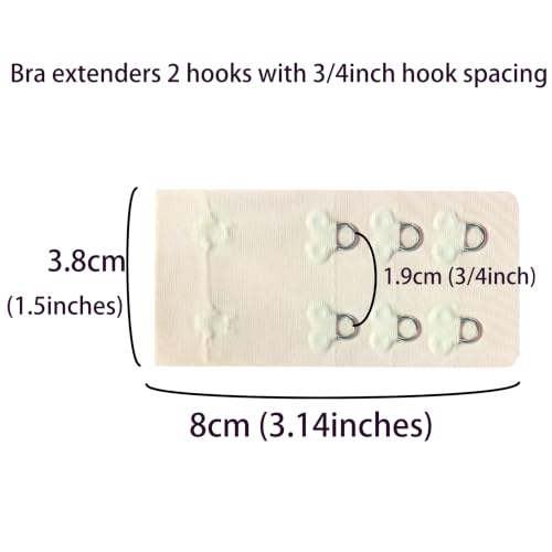 Image of SAMGU Women's Bra Extenders 2 Hook /3 Hook /4 Hook /5 Hook /6 Hook Soft Stretchy