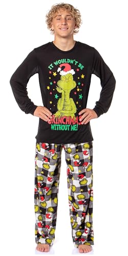 Dr Seuss Pajamas The Grinch Who Stole Christmas Holiday Family Pajama Set2