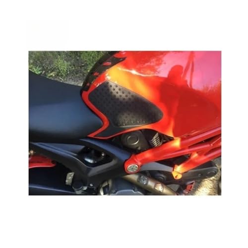 Protège réservoir moto pour Monster 696 796 821 autocollant noir - 4