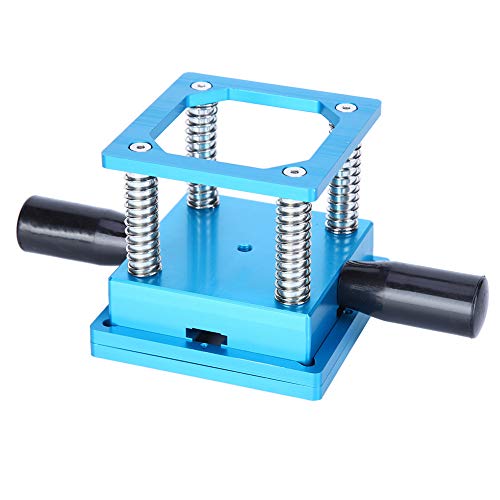 Jeanoko Solid Tin Planting Reballing Station Kit Ball Rework Table Tin Planting Blue with Handle Soldering Rework Station for Electrician