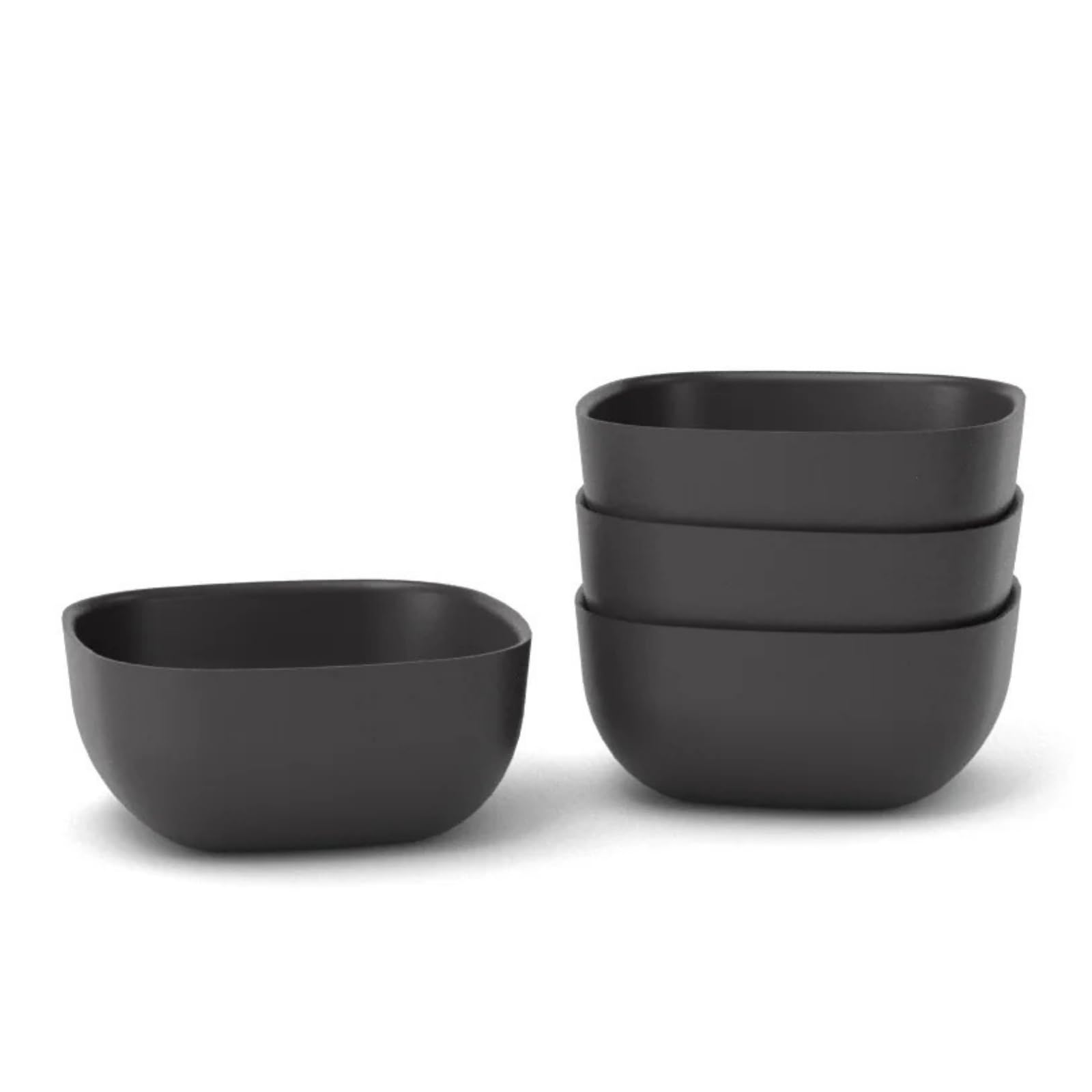 EKOBO Biobu Bowls - 4 Pack, White -12 EKOBO Biobu Bowls - 4 Pack, White -12