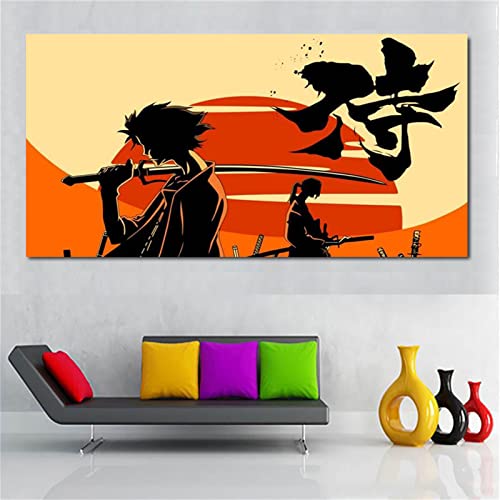 Diamond Painting Guerrier Dessin Animé XXL 70x140 cm Peinture Diamant Complet