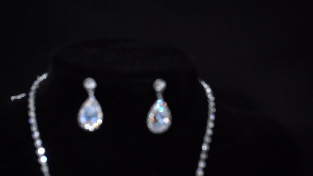 Amazon.com: COCIDE Silver Jewelry Set for Women Crystal Tiara and