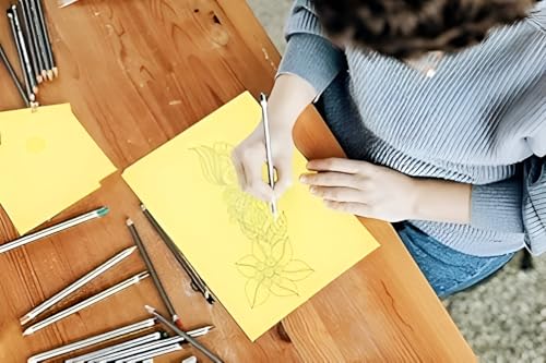 Image of A4 Premium Royal Yellow Paper - 80 GSM Ultra Smooth Finish | Double Side Printable Colored Sheets For Invoicing, Office, Craft, Letterhead & Projects | Pack of 100 Sheets (Royal Yellow)