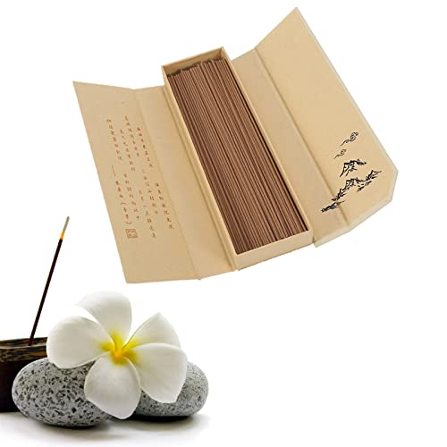 180 unids/Pack Incienso de Sándalo Natural Aroma, Budista Incienso No Tóxico para el Hogar SPA Baño Oficina(Australian Sandalwood)